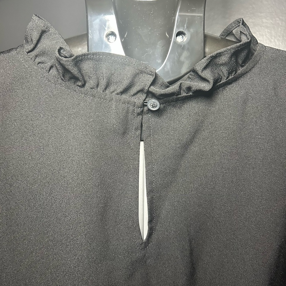 J.Crew Black Shell Top - Picture 3 of 5
